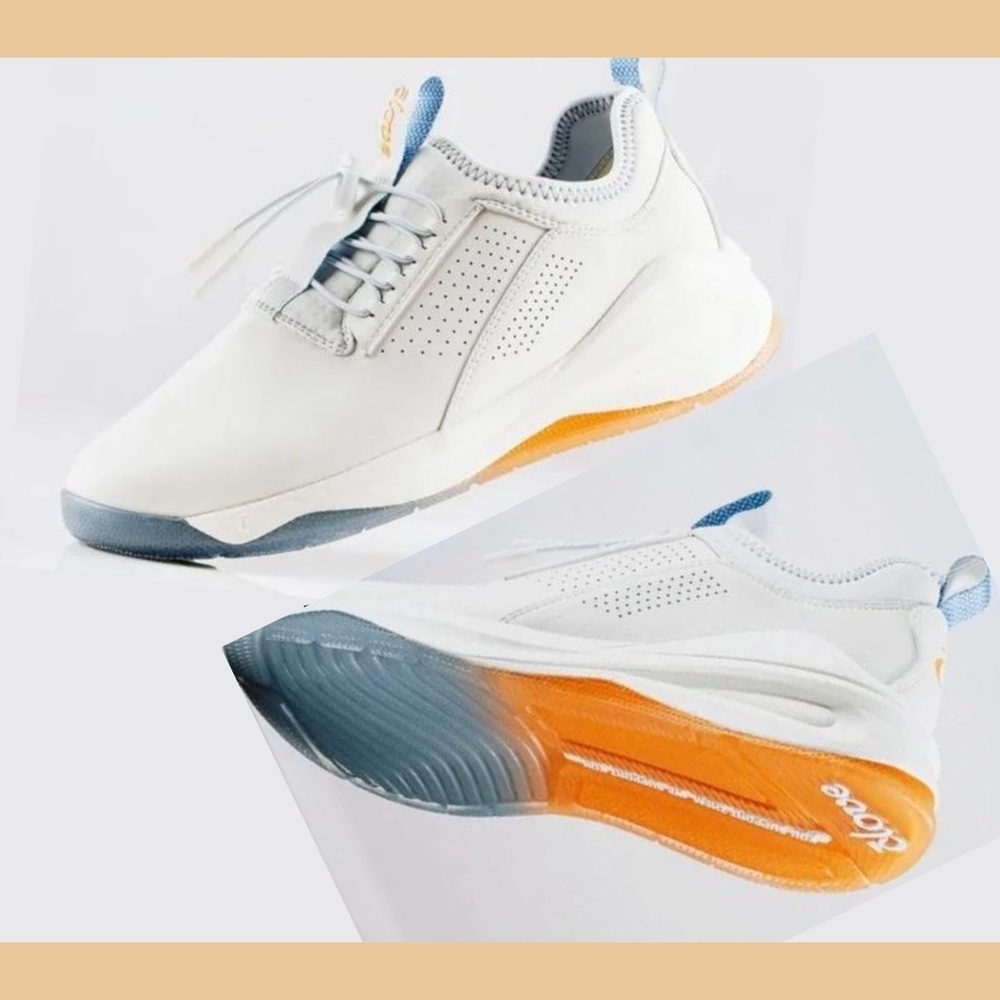 NEW $139 clove [ 8.5‎ women's ] Classic Sneakers in Tangerine Twist White Orange